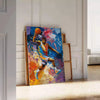 world expressionism stunning green blue poster splash color wall art collection unique gift print sizes A4 cm A0 perfect artwork space