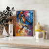 world expressionism stunning green blue poster splash color wall art collection unique gift print sizes A4 cm A0 perfect artwork space