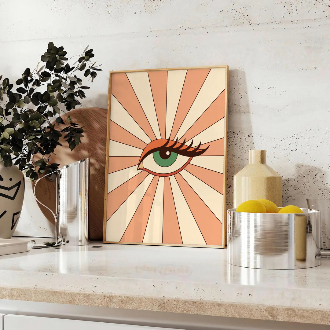 Eyes Popular Print Travel Poster High Quality Frame Premium Print Home Decor Color