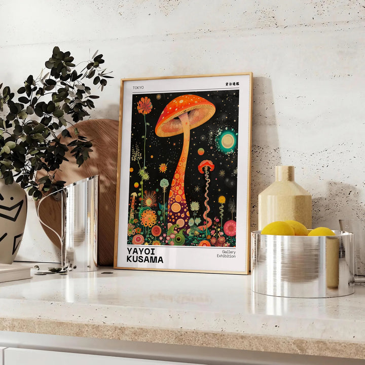 Eyes Yayoi Kusama Poster Travel Poster High Quality Frame Premium Print Home Decor Color