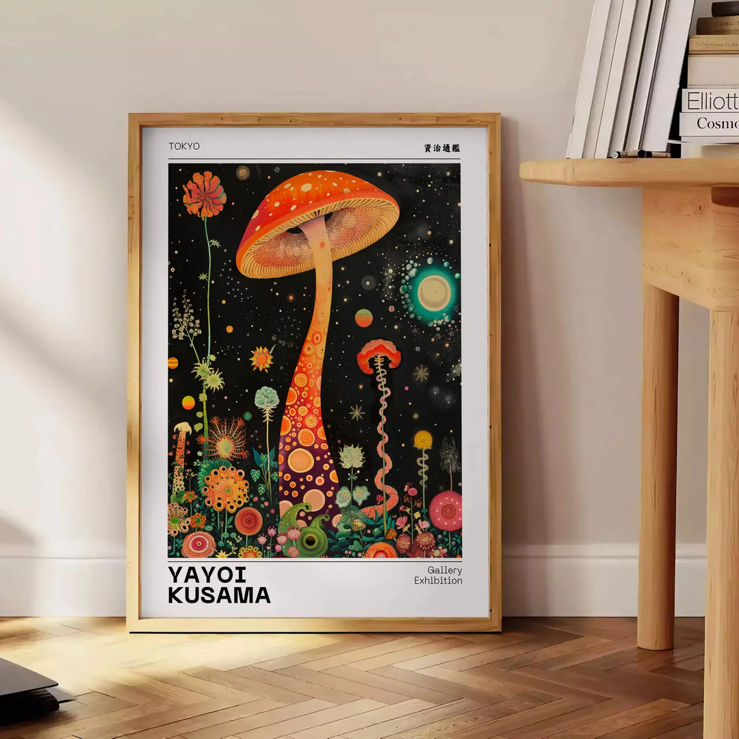 Eyes Yayoi Kusama Poster Travel Poster High Quality Frame Premium Print Home Decor Color