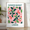 vibrant essence farmer market space stunning poster lush greens warm oranges artwork perfect unique gift accent wall art unframed formats ideal print nature lovers