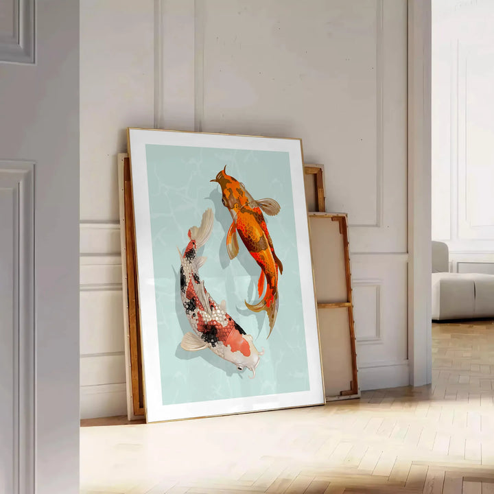 Fish Animal Poster Travel Poster High Quality Frame Premium Print Home Decor Color