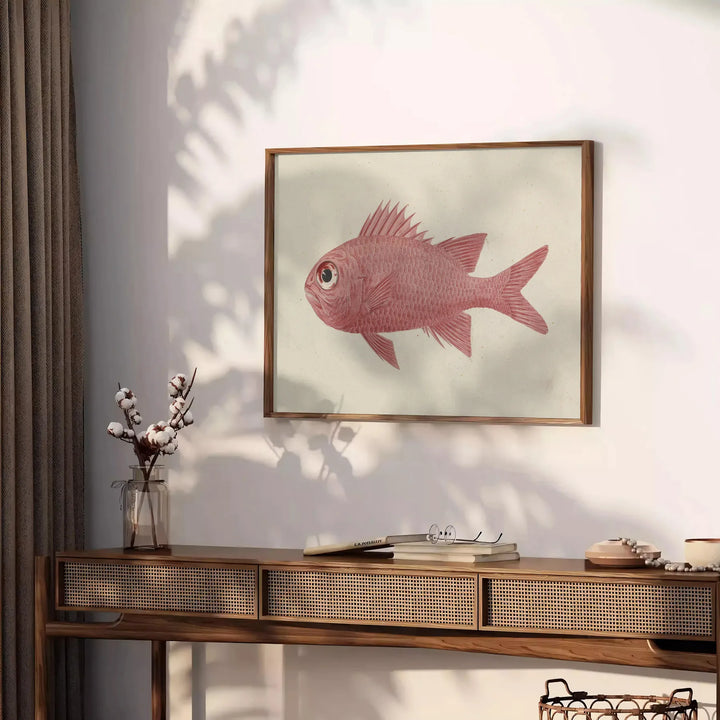 Fish Animal Wall Print Travel Poster High Quality Frame Premium Print Home Decor Color