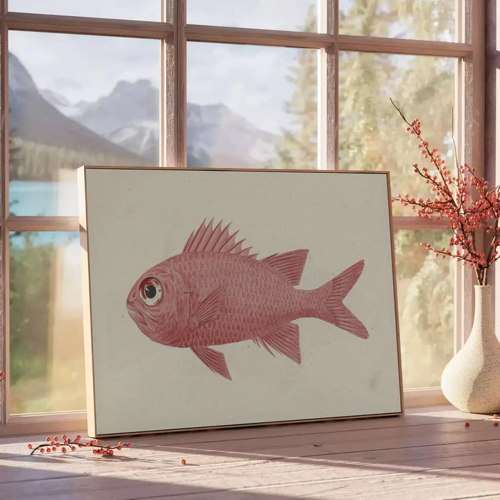 Fish Animal Wall Print Travel Poster High Quality Frame Premium Print Home Decor Color