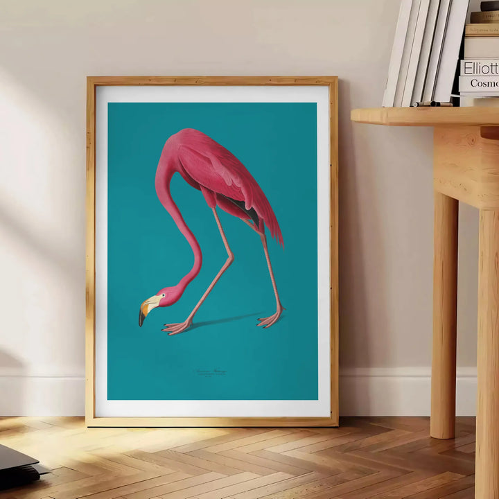 Flamingo Animal Art Travel Poster High Quality Frame Premium Print Home Decor Color