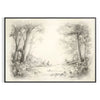 space nature splendor forest field poster rich orange gray hues wall art tranquility elegance unique gift stunning addition home decor artwork today