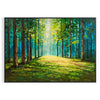 space stunning Forest Field poster vibrant shades green blue gift elegant wall art captivating print touch nature room various sizes A4 cm A0