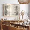 space nature splendor forest field poster rich orange gray hues wall art tranquility elegance unique gift stunning addition home decor artwork today