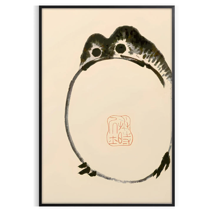 Frog Matsumoto Hoji Japanese Wall Art Travel Poster High Quality Frame Premium Print Home Decor Color