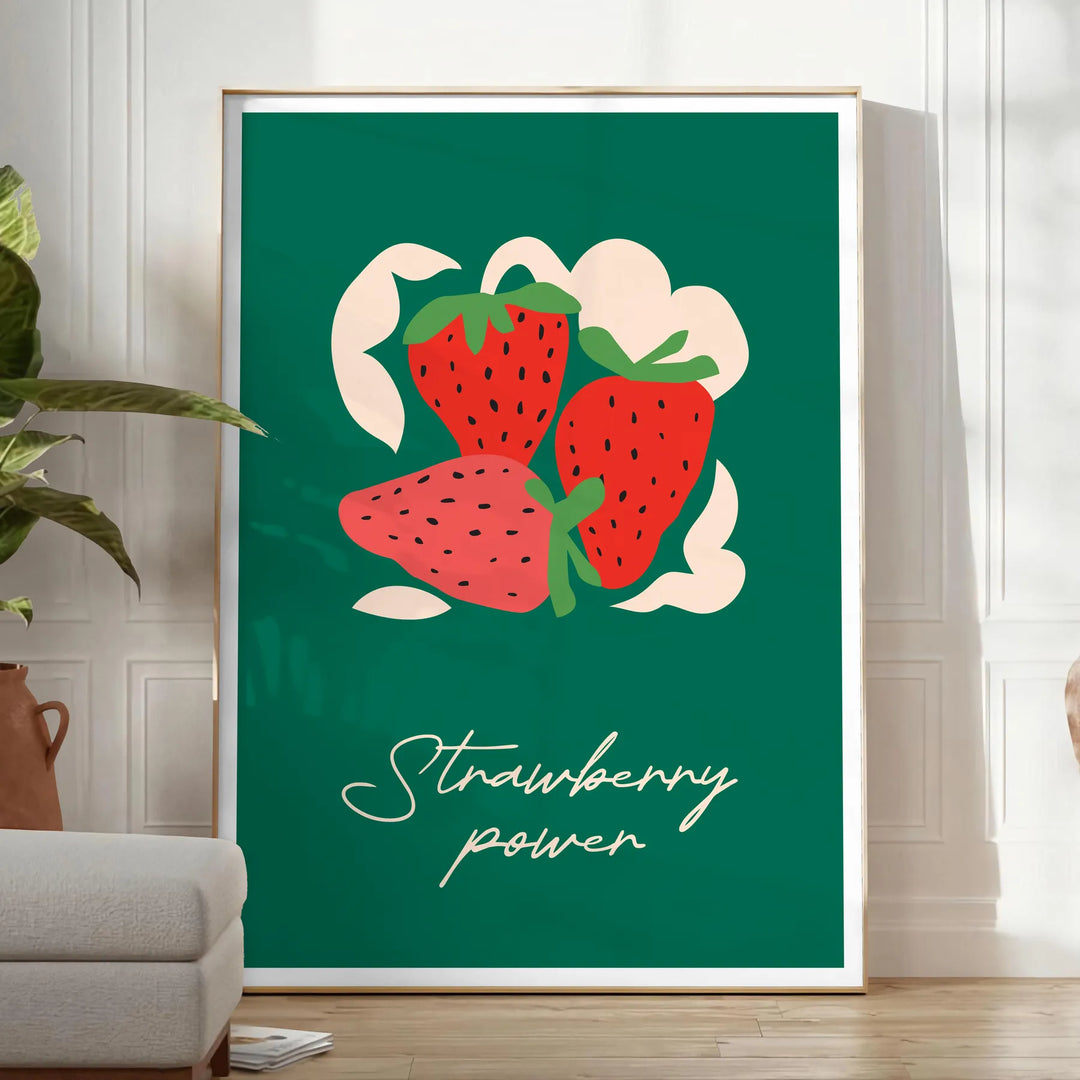 Fruit 1 Art Print Travel Poster High Quality Frame Premium Print Home Decor Color