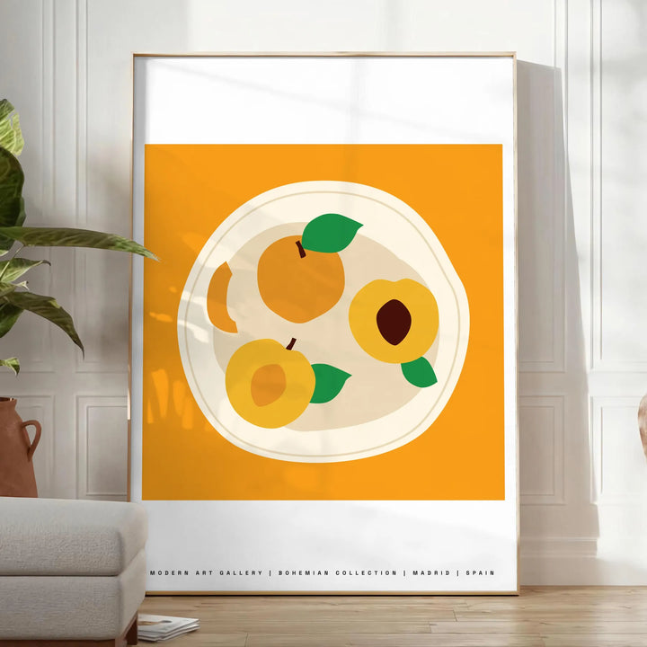 Fruit 2 Print Travel Poster High Quality Frame Premium Print Home Decor Color