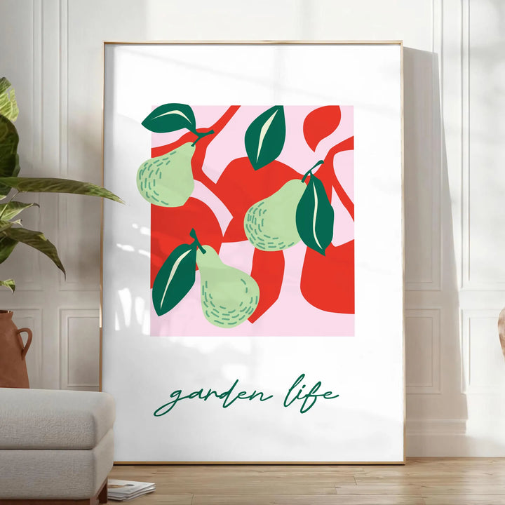 Fruit 3 Wall Art Travel Poster High Quality Frame Premium Print Home Decor Color