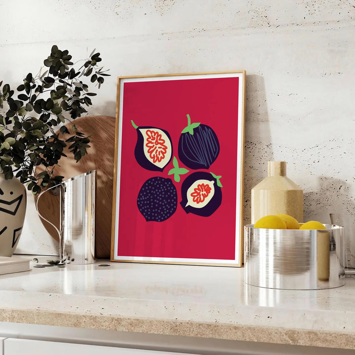 Fruit 5 Art Travel Poster High Quality Frame Premium Print Home Decor Color