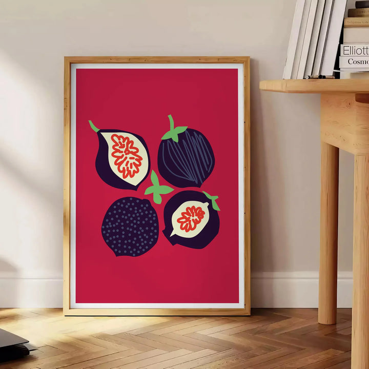 Fruit 5 Art Travel Poster High Quality Frame Premium Print Home Decor Color