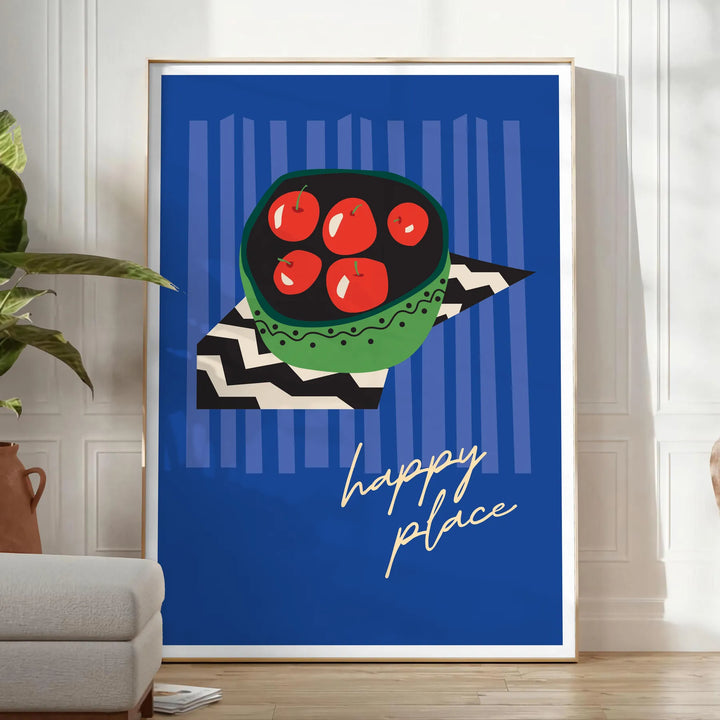 Fruit 7 Art Print Travel Poster High Quality Frame Premium Print Home Decor Color