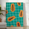 kitchen stunning fruit poster vibrant black orange hues wall art unique gift bold artwork decor lively atmosphere available multiple sizes A4 cm A0