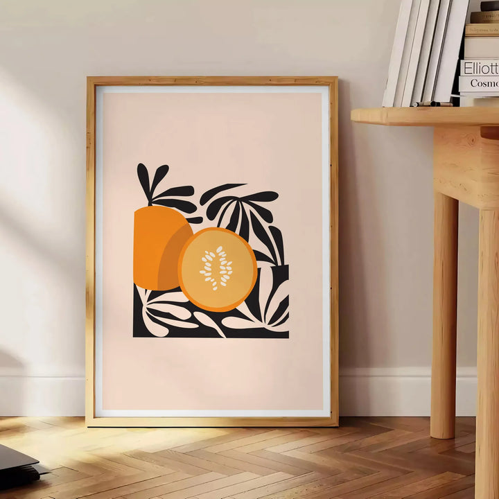 Fruit Wall Print Travel Poster High Quality Frame Premium Print Home Decor Color