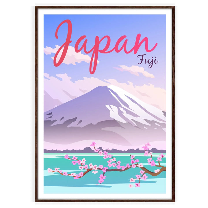 Fuji Poster Japon Impression de voyage