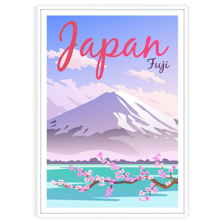 Fuji Poster Japon Impression de voyage