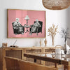 touch fun space captivating gray black graphic poster unique piece wall art thoughtful gift artwork room atmosphere multiple sizes A4 cm A0