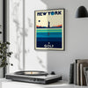 exclusif Golf New York 2 cadeau luxe idéal passionnés affiche élégante capture esprit parfait espace pièce unique cadre