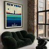 exclusif Golf New York 2 cadeau luxe idéal passionnés affiche élégante capture esprit parfait espace pièce unique cadre