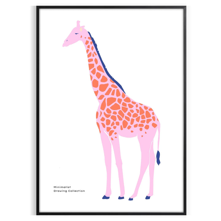 Impression de la faune girafe 