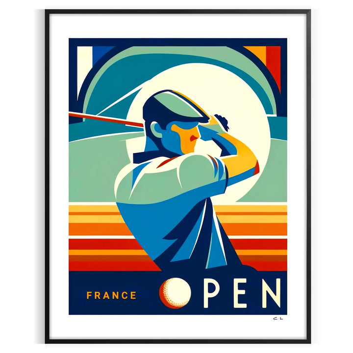 Affiche Art Déco Golf 1 