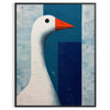 splash warmth space vibrant goose art poster orange red hues statement wall piece unique gift variety sizes A4 cm A0 décor stunning artwork today