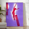 captivating poster vibrant purple red hues perfect bold touch space stunning wall art ideal gift modern design artistic flair unframed version style preference