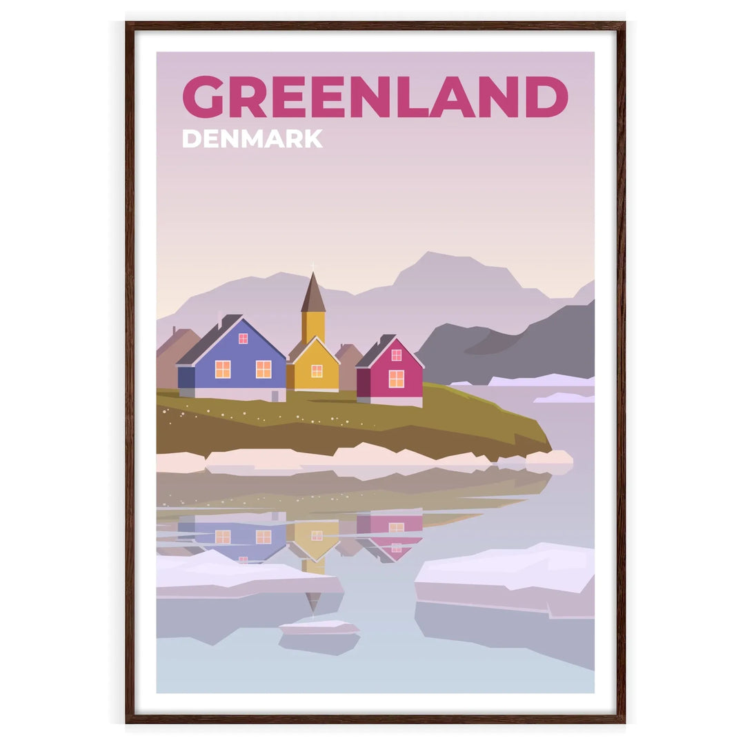 Groenland Poster Danemark Travel Print