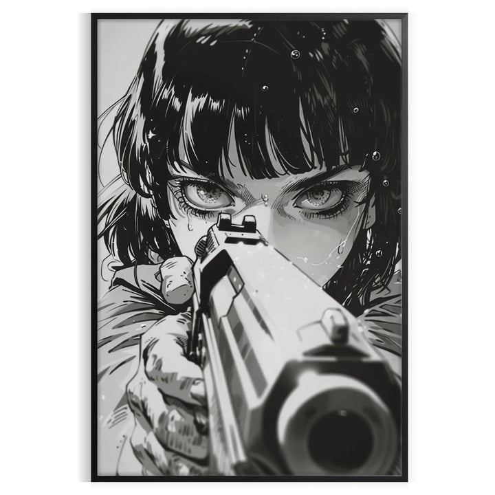 Art mural manga pistolet 