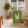 harmonie yoga affiche verte idéale sérénité équilibre espace un cadeau dimensions A4 cm A0