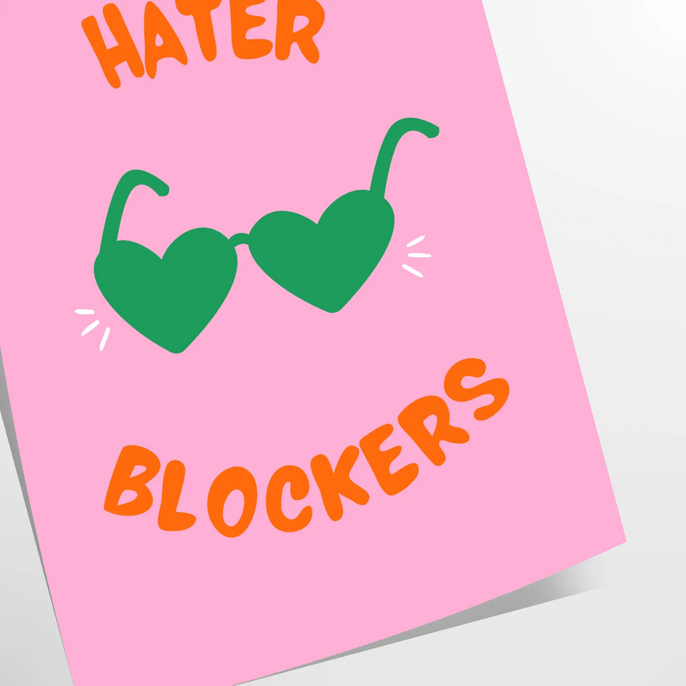 Hater Blookers Art Print Travel Poster High Quality Frame Premium Print Home Decor Color