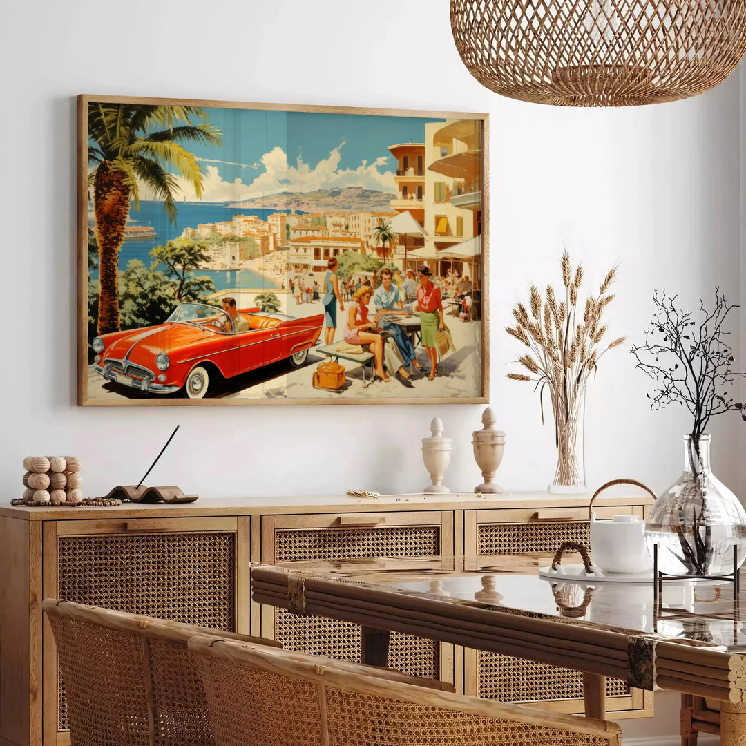 Hollydays Travel Poster Print Travel Poster High Quality Frame Premium Print Home Decor Color