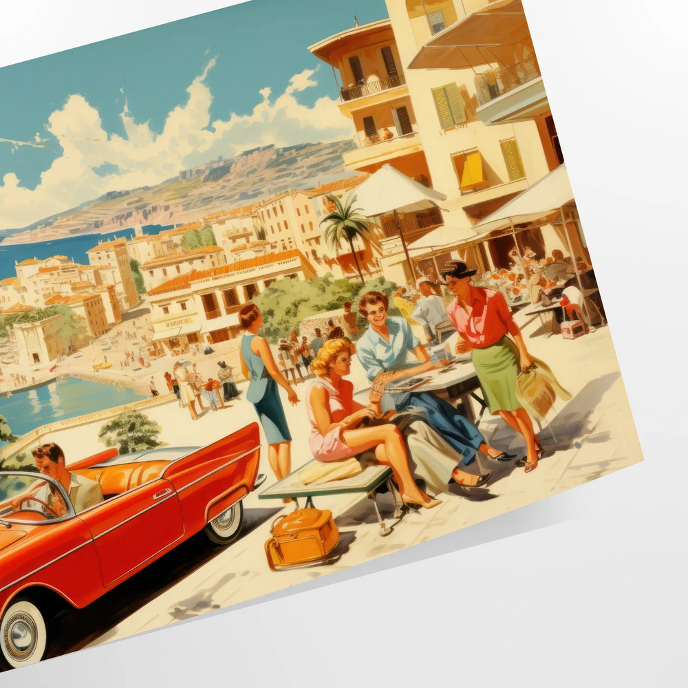 Hollydays Travel Poster Print Travel Poster High Quality Frame Premium Print Home Decor Color