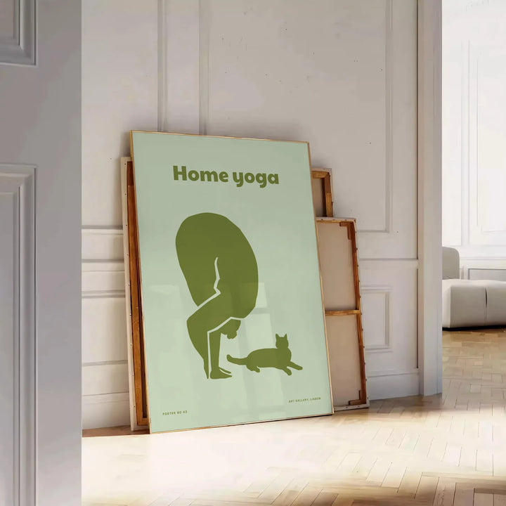 Home Yoga Wall Print Travel Poster High Quality Frame Premium Print Home Decor Color