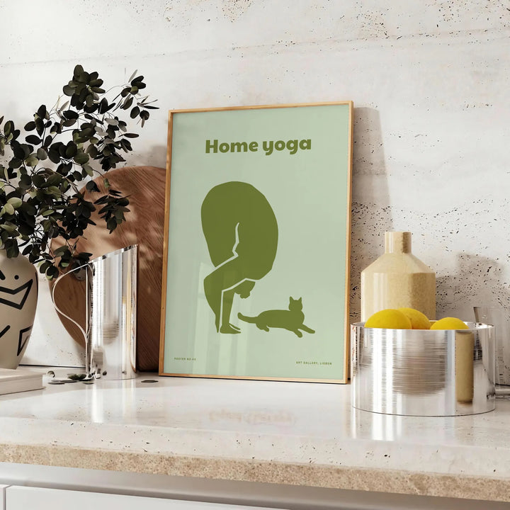 Home Yoga Wall Print Travel Poster High Quality Frame Premium Print Home Decor Color