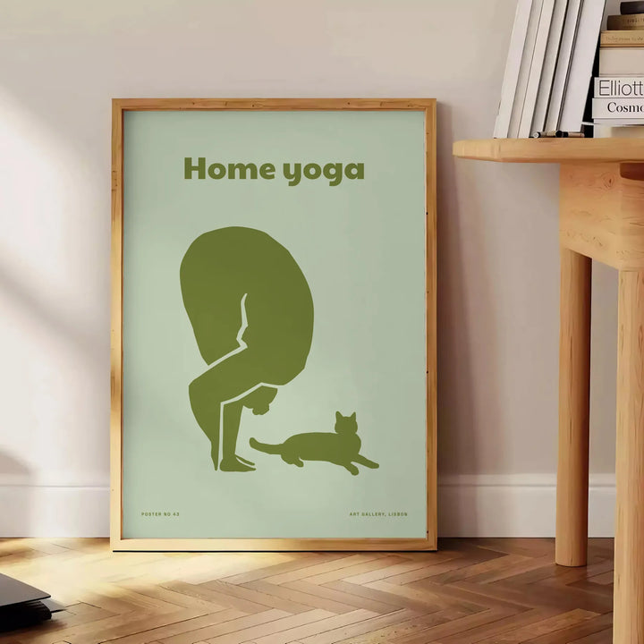 Home Yoga Wall Print Travel Poster High Quality Frame Premium Print Home Decor Color