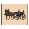 captivating Horse Travel poster stunning blend black green hues wall art extraordinary print elegance space unique gift decor artwork available sizes A4 cm A0