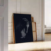 space stunning horse poster black green hues wall art unique gift artwork spirit strength sizes A4 cm A0 walls today