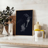 space stunning horse poster black green hues wall art unique gift artwork spirit strength sizes A4 cm A0 walls today