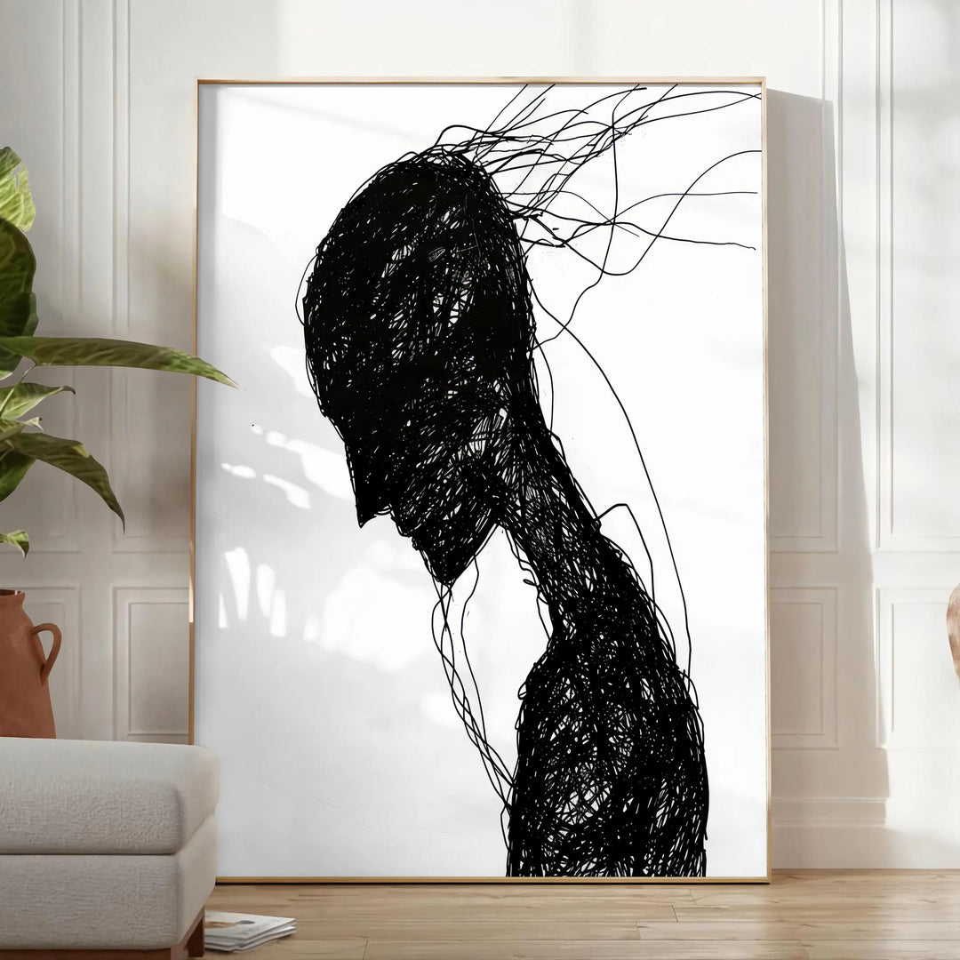 Human Bohemian Art Print Travel Poster High Quality Frame Premium Print Home Decor Color