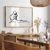 space boho wall art poster stunning human theme captivating print perfect blend style elegance ideal gift sizes A4 cm A0 decor