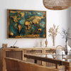 space captivating impasto oil painting poster lush green tones vibrancy room stunning wall art ideal gift centerpiece range sizes A4 cm A0