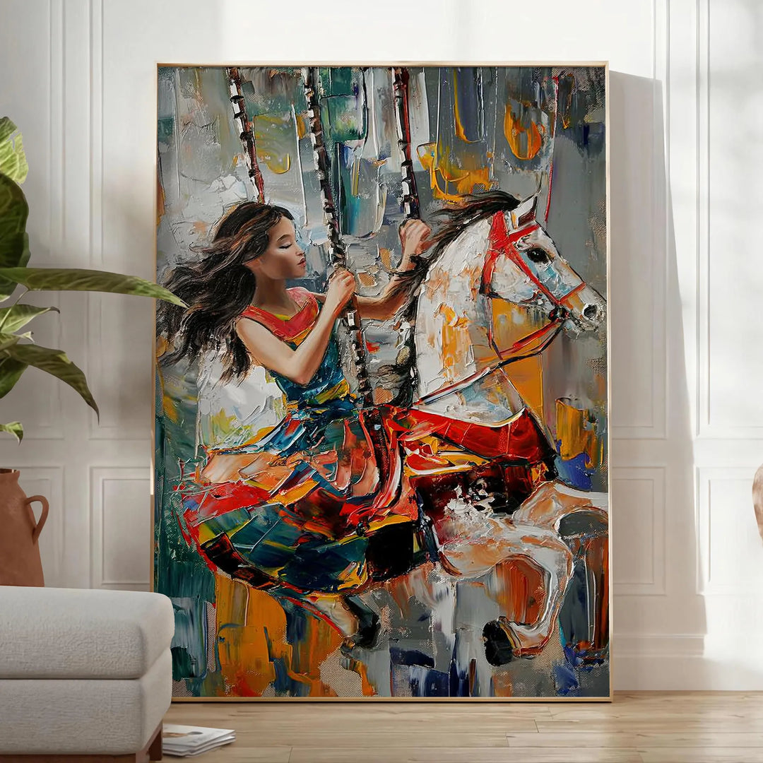 Impasto Oil Painting Print 1 Travel Poster High Quality Frame Premium Print Home Decor Color