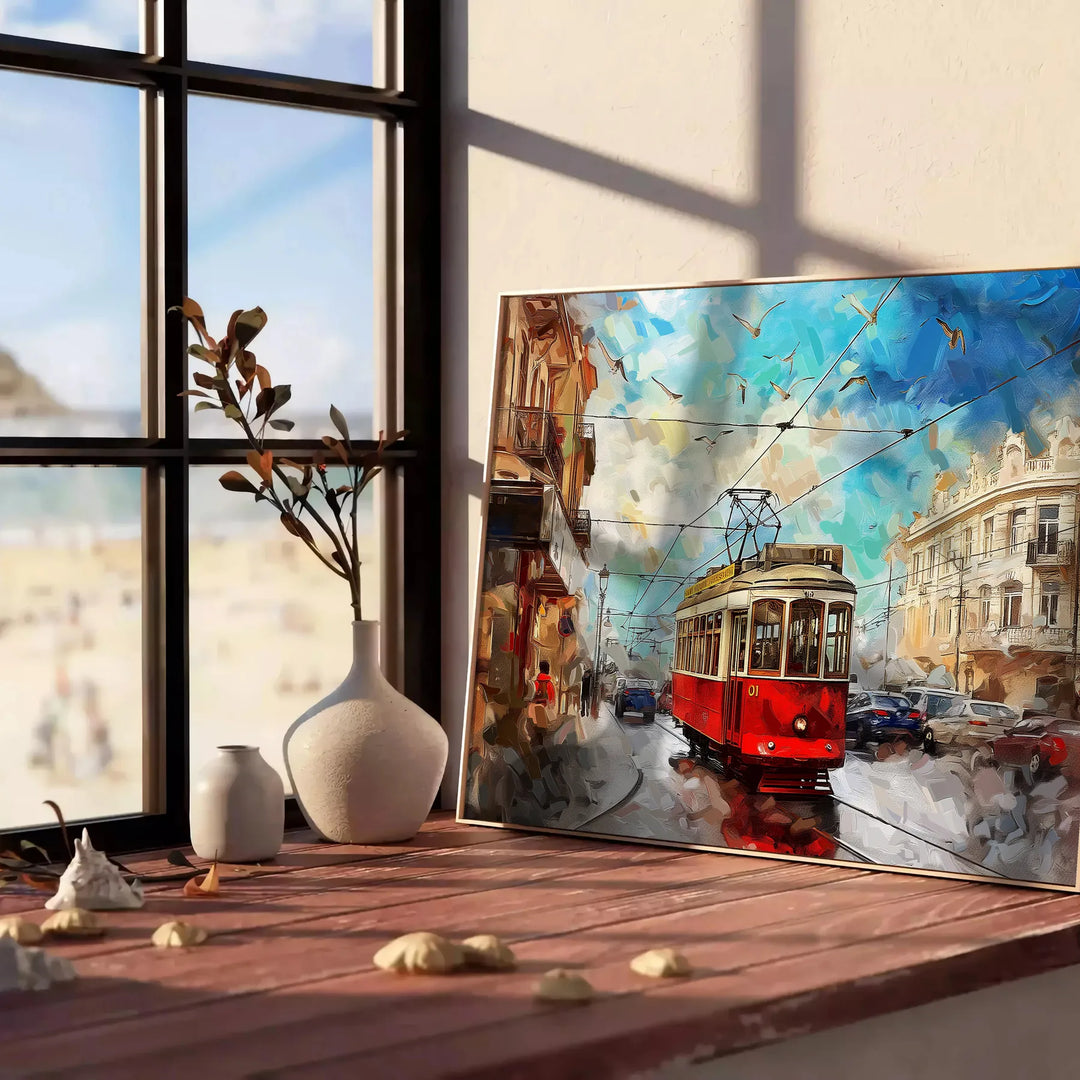 Impasto Oil Painting Print 3 Travel Poster High Quality Frame Premium Print Home Decor Color