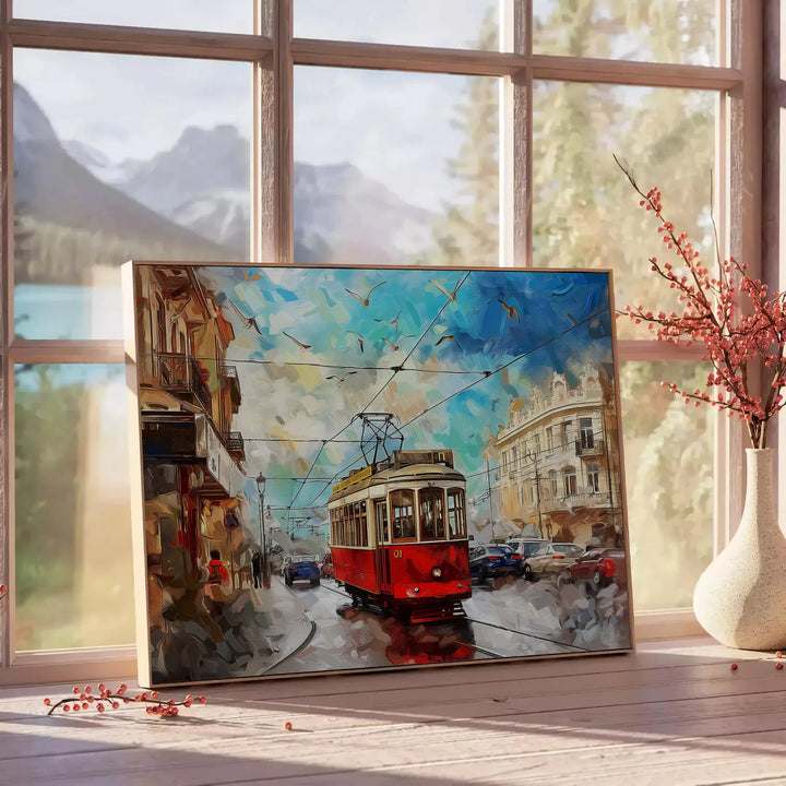 Impasto Oil Painting Print 3 Travel Poster High Quality Frame Premium Print Home Decor Color