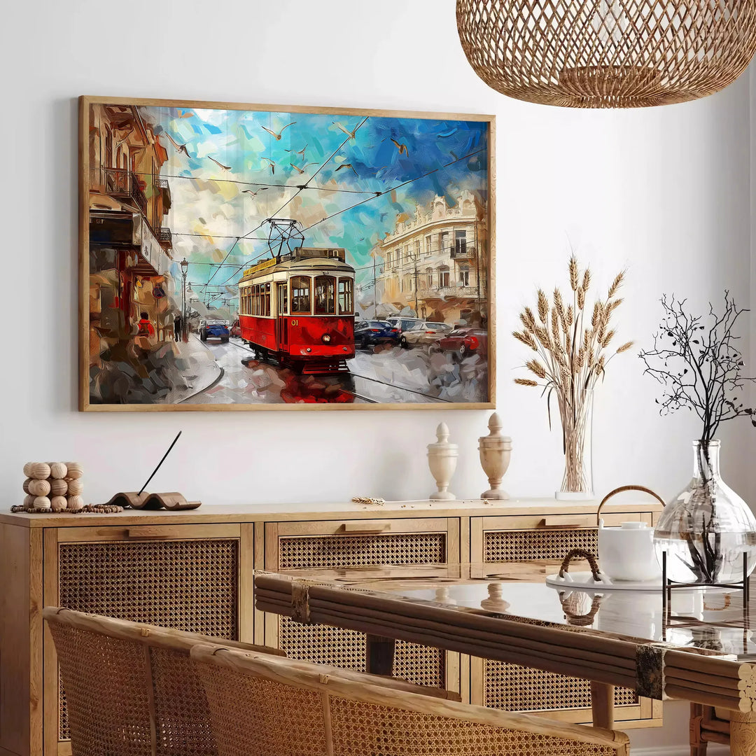 Impasto Oil Painting Print 3 Travel Poster High Quality Frame Premium Print Home Decor Color